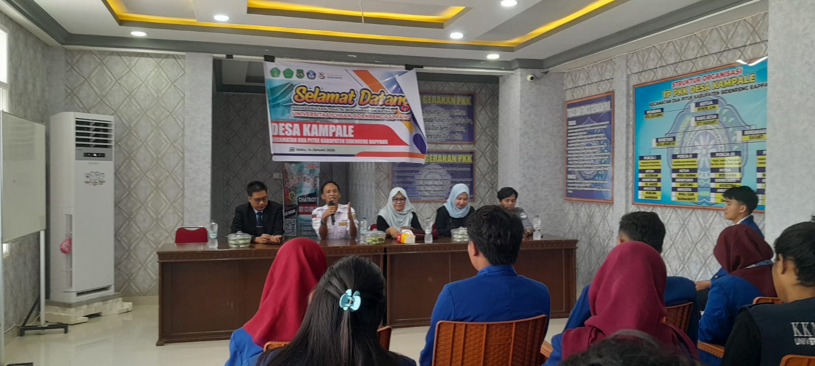 Mahasiswa KKN Unisan Sidrap Angkatan IV Resmi Diterima di Desa Kampale, Siap Jalankan KKN Berbasis Pengabdian Masyarakat